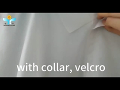 25-50gm Ξαναχρησιμοποιήσιμο λευκό παλτό λευκό χρώμα PP SMS μη υφασμένο ύφασμα